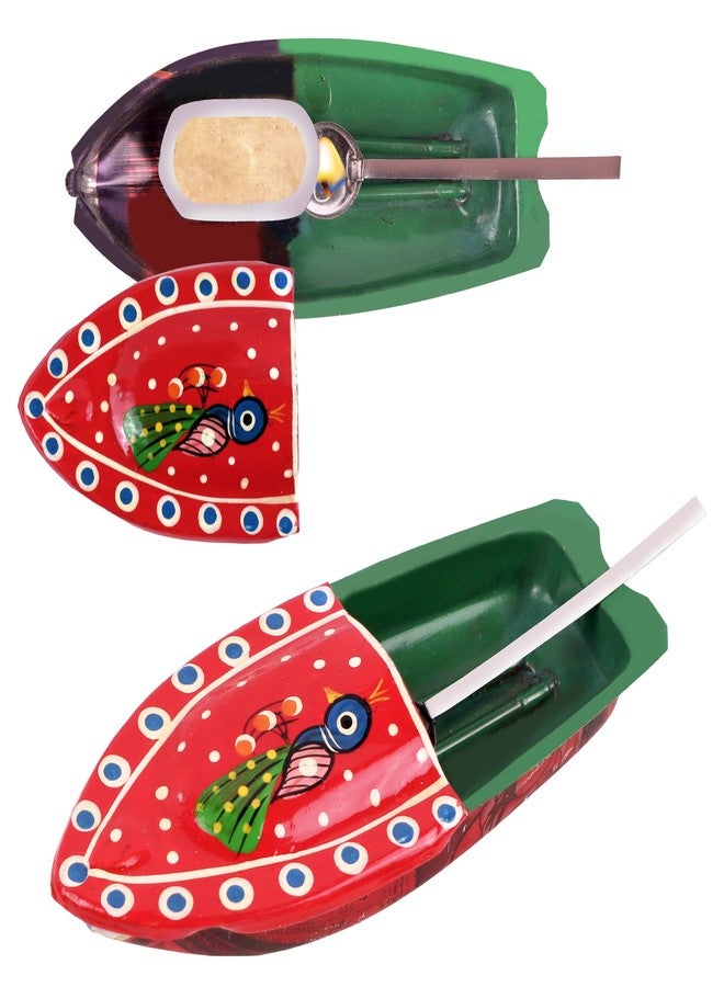 Toyshine Classic Steam Powered Tin Metal Boat, Pop Pop Putt Putt Nav Classic Vintage Toy for Kids Age 5Y+, Multicolor - Image 1